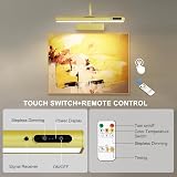 HARPER LIVING Wireless Picture Light Rechargeable Battery Wall Lamp with Remote view 3