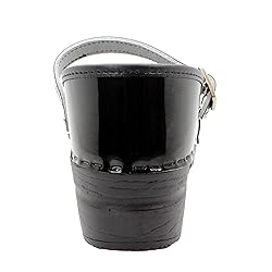 Bjork Women's Marcella Mary-Jane Leather Clogs