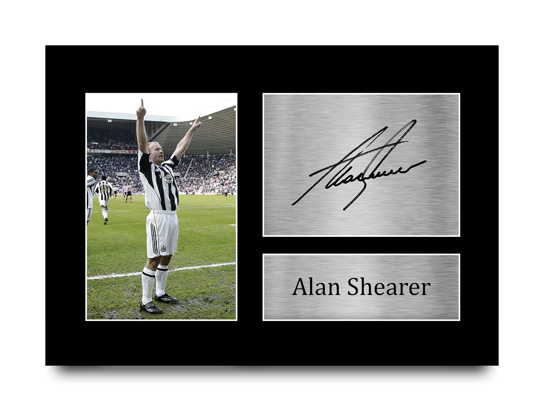 HWC Trading Alan Shearer Gift Signed A4 Printed Autograph Magpies Gifts Print Photo Picture Display — image 1