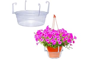 CURTIS WAGNER PLASTICS CORP. Curtis Wagner Plastics Hanging Basket Drip Pan, Clear, 12 Inch