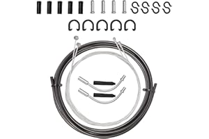 Universal Bike Bicycle Brake Cable and Housing Set, Basic Brake Cable Replacement Kit for Moutain/Road Bikes Common Bike