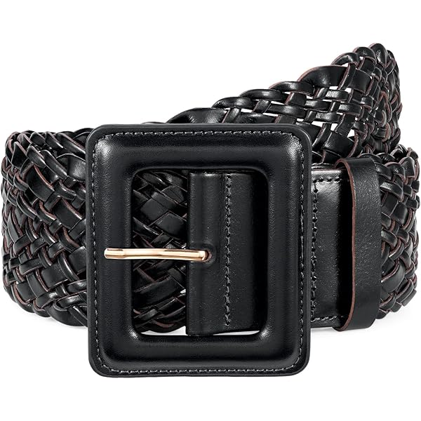 35mm Braided Belt With Leather Details For Men In Green - Foto 12