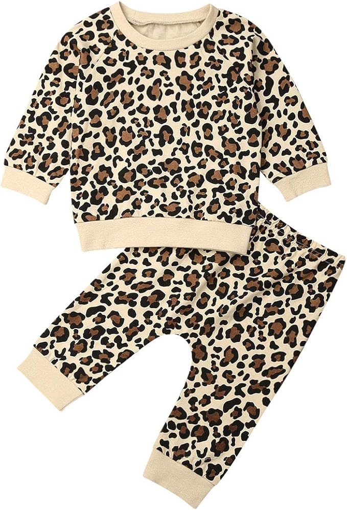 leopard baby pants