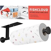 FISHCLOUD Paper Towel Holder Wall Mount - Self Adhesive No Drill or Drilling, SUS304 Stainless Steel - Kitchen, Bathroom, Sin