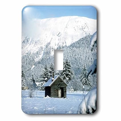3drose Tdswhite Winter Seasonal Nature Photos Mountain Cabin
