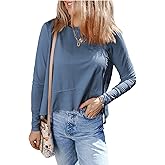 Dokotoo Long Sleeve Shirts for Women Workout Womens Tops Blouse