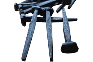 ANTIQUE HARDWARE DEPOT 3" - Wrought Head-Rose Head (1) lb of Nails