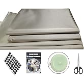 LAZTZQ Faraday Fabric 43" W&times;118" L(Big 3 Yards) Faraday Military Grade Conductive Material, Faraday Blanket