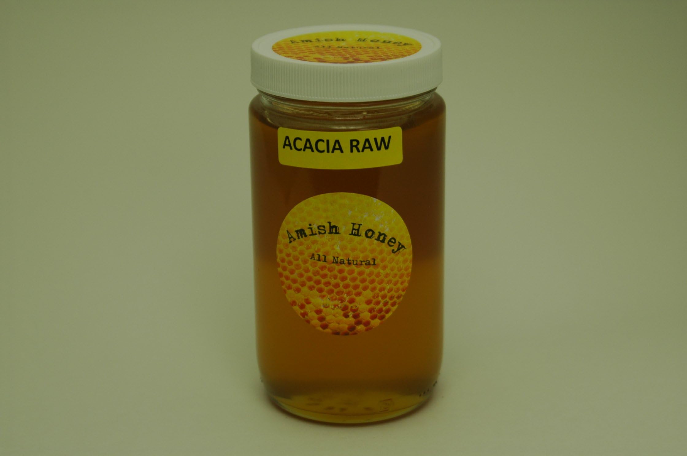 100% Natural Raw Domestic Linden Honey - Made in USA (Lancaster, PA) 1lbAmish Honey