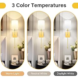 27 Inch Wall Sconces Battery Operated Set of