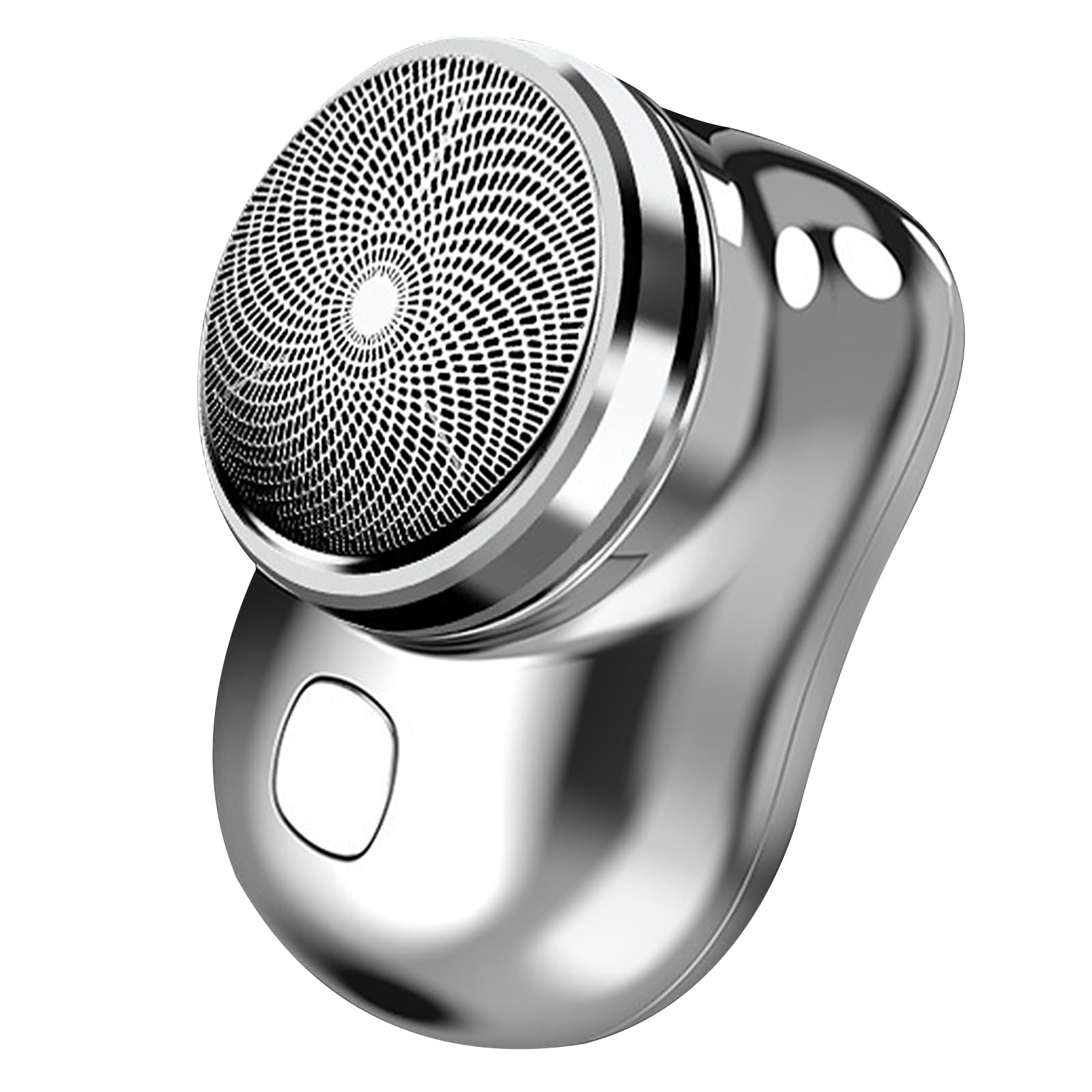 Mini Shaver Men Electric, Fashion Washable Wet and Dry Shaver for Men Pocket Shaver, Portable Electric Shaver for Men for Home, Car and Travel (Silver)