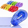 Marsrock Double-Sided Tape Roller for Scrapbooking 12-Pack (0.31IN x 30FT) Adhesive Tape Glue Runner, Scrapbook Supplies and