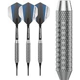 Accudart Soft Tip Dart Set 1.0 &ndash; Nickel‑Plated Steel Barrel, Knurled Grip, Polycarbonate Shafts, Standard Flights &ndash; Soft Tip Points Included, Ideal for Beginners