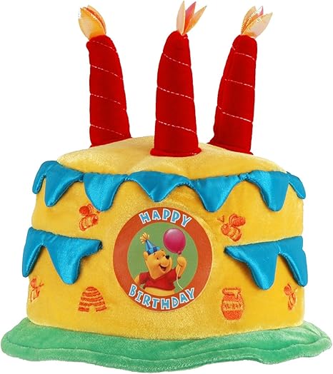 Amazon Disney Winnie The Pooh Birthday Cake Hat ディズニーくまのプーさんのバースデーケーキの帽子 ハロウィン サイズ アニメ 萌えグッズ 通販