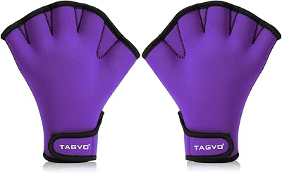 TAGVO Aquatic Gloves Webbed Swim Gloves Water Resistance Training