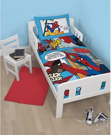 spiderman cot bed set