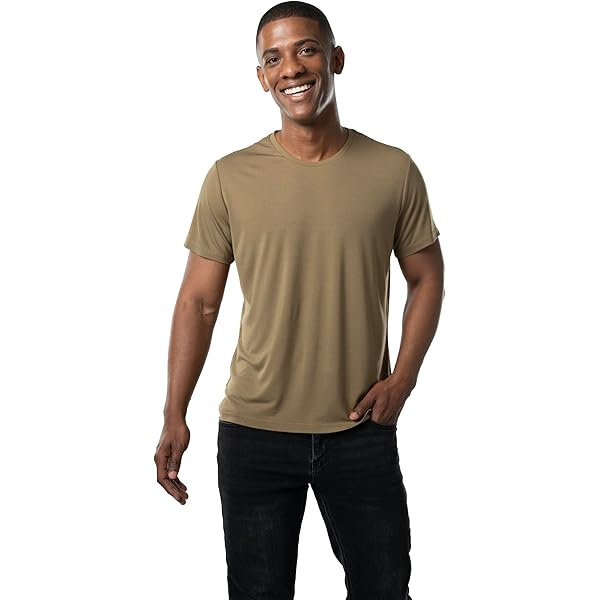 CITYLAB City Lab Fitted Thermal Crewneck Shirt, Olive, XX-Large at