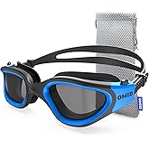 OMID Swim Goggles, P2 Polarized Swimming Goggles for Men Anti-fog Goggles Swimming for Adult Women