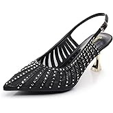 VenusCelia Women's Graceful Lady Slingback Pump Shoe