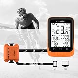 moofit CS8 Cycling Cadence Speed Sensor Bluetooth ANT+ IP67 Orange view 4