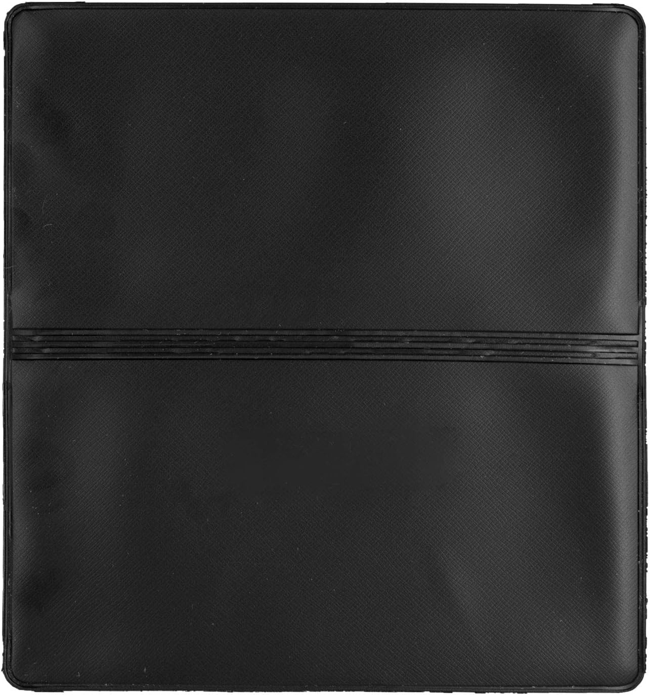 Black Vinyl Checkbook Cover, Top Tear Personal Vinyl Checkbook Cover