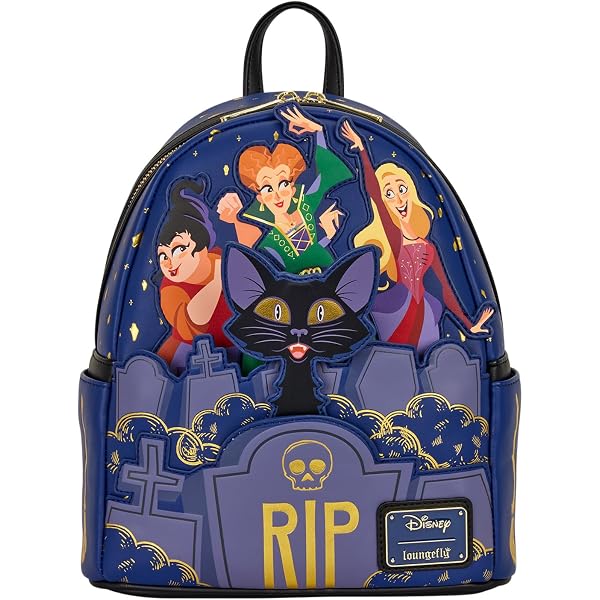 Loungefly Disney Hocus Pocus
Scene Double Strap Shoulder Bag
Mini Backpack Purse Loungefly Disney Hocus Pocus Scene Womens Double Strap  main image 4