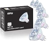 GMY MR16 20W 12V GU5.3 Dimmable Halogen Bulbs 36° 6 Pack