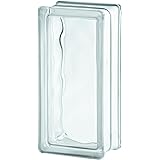 Basic Glasbaustein Wolke 19x19x8cm - Klarer Doppelendstein Für Trennwände