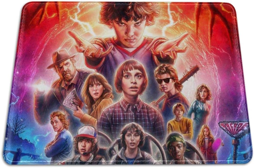 Stranger Things Leather Passport Holder Wallet Cover Unisex Personalized Passport Cases 6.5 X 4.5 Inch