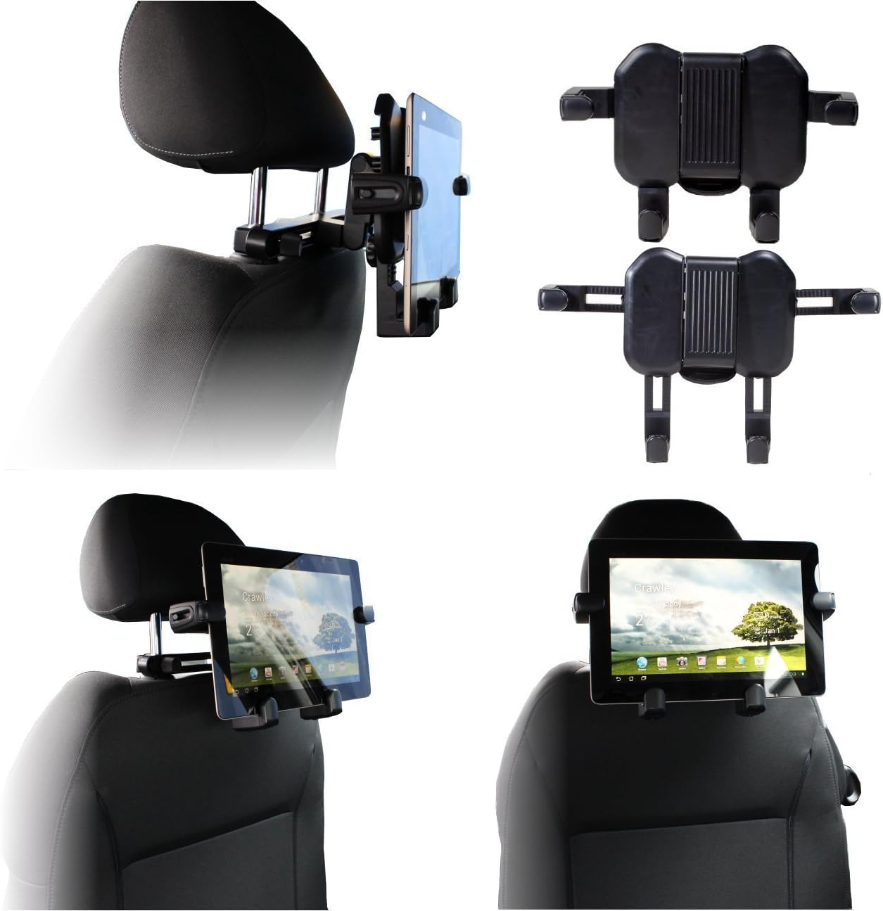 Navitech in Car Portable 2 in 1 Laptop/Tablet Head Rest