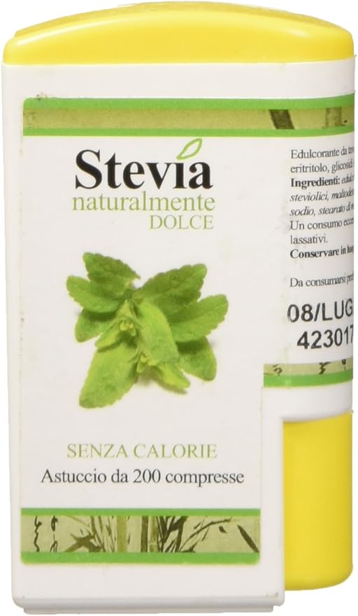 Stevia Stevia in Compresse 200 Compresse, 12 g Amazon.it Alimentari