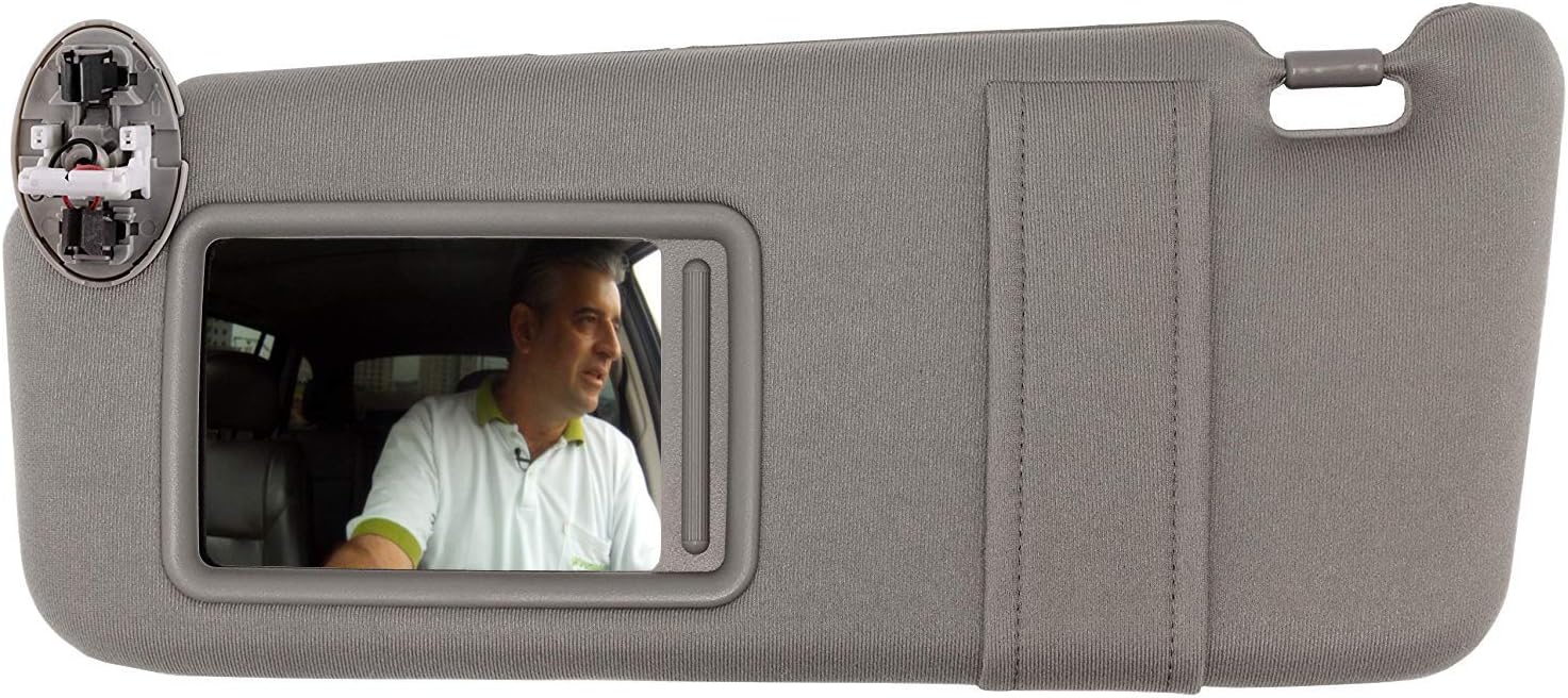 Amazon Com Sailead Sun Visor Compatible With 2007 2008 2009 2010 2011 Toyota Camry And Camry Hybrid With Sunroof And Light Gray Left Driver Side Automotive