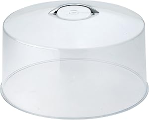 Winco, Clear CKS-13C Round Acrylic Cake Stand Cover, 12-Inch, 1 Pack