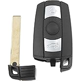 ACROPIX 315 MHz Smart Key Fob Keyless Entry Remote Fit for BMW 3 5 Series 2006-2011 KR55WK49127 - Pack of 1 Black