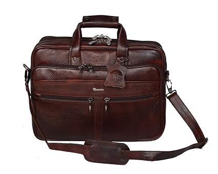 ROYAL LEATHER EMPORIUM Brown Office Bag