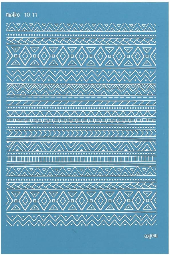 Moiko Silk Screen for polymer clay 74x105 mm - Aztec Frieze 10.11 x1