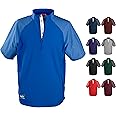 Rawlings Men's Standard COLORSYNC Short Sleeve Cage Jacket Sizes | Multiple Colors, Royal, Adult Large