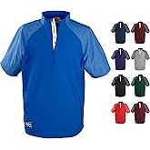 Rawlings | Boy's Colorsync Short Sleeve Cage Jacket | Athletic Training Apparel | Youth Sizes | Multiple Colors