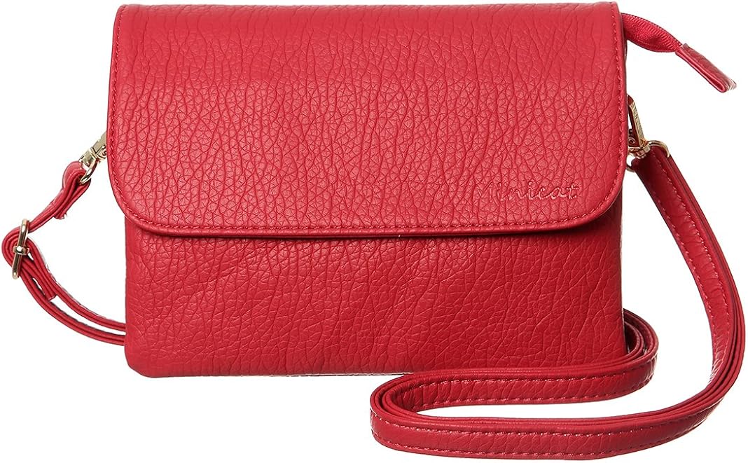 MINICAT Crossbody Purse Bulit in Wallet Small Crossbody Bags