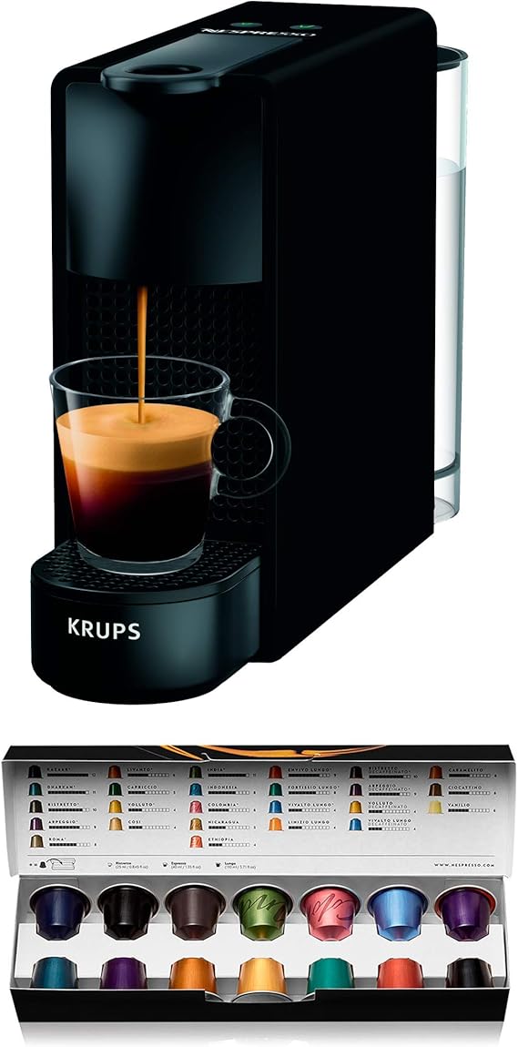 Krups Nespresso xn110 N xn100 N Essenza Mini macchina da caffè Capsule