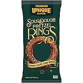 Unique Snacks Sourdough Craft Beer Pretzels, Ring Shape, 11 Oz, Pack of 3 | Homestyle Baked, Vegan Recipe, OU Kosher, No Artificial Flavor, Color, Preservatives, Sugar, Malt, or Trans Fat