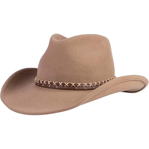 American Hat Makers Stockade Vegan Cowboy Hat – Brown Cowboy  display picture 1
