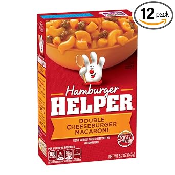 Betty crocker hamburger helper Classic double cheeseburger macaroni (016000263697)