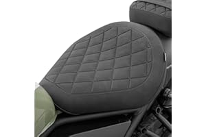 Lorababer Motorcycle Rear Passenger Front Driver Pillion Seat Cover Cushion Pressure Relief Pad Compatible with Rebel CMX500 