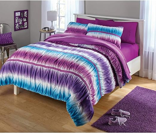 Amazon Com Zone 3 Piece Teen Girls Reversible Tie Dye Ombre
