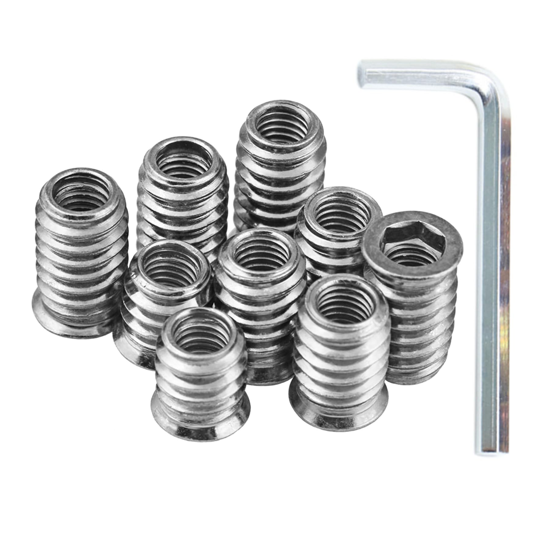 Wadayu 20pcs Threaded Inserts for Wood, Screw in