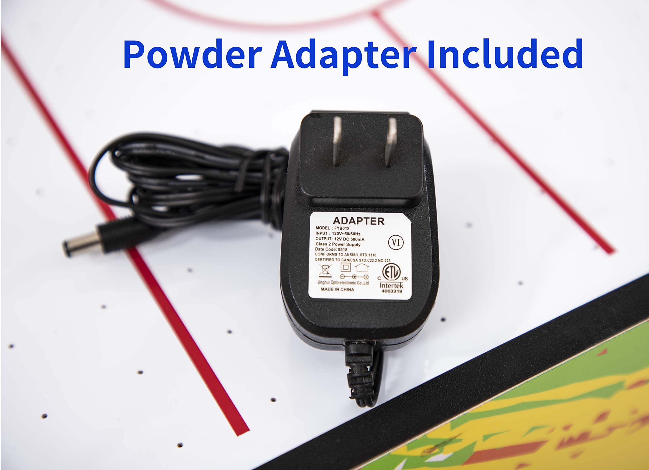 Air Hockey Table for Kids | Tabletop Air Hockey for Children, Girls, Boys, Teens with Air Hockey Pucks and Paddles, Electronic Fans