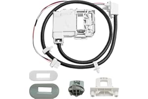 CUSVIVID 290D3070P002 WH08X32697 WH08X37938 Washer Lid Lock Switch Kit for GE Hotpoint, Replaces WH01X27954 WH08X31577 WH01X279 WH01X24114, GTW220ACK1WW GTW220ACK2WW GTW220ACK4WW GTW220ACK5WW GTW330ASK0WW