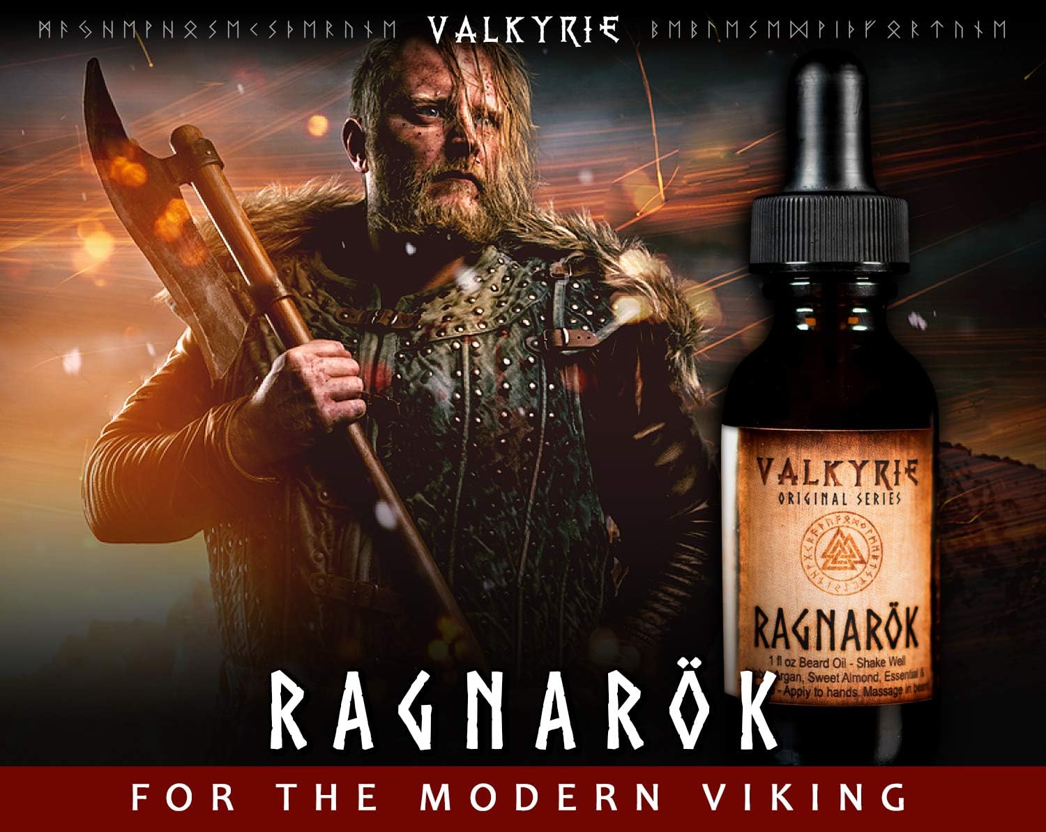 Viking Inspired Beard Oil: Ragnarok • Gifts For Men • Original Series