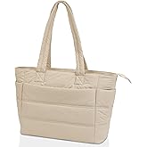 Tote Bag for Women ，Travel Puffy Tote Bag For Women，Puffer Work Tote Handbag、Shoulder Bag Handbag for Travel, Work, Gym